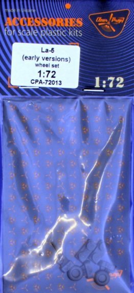 1/72 La-5 early wheel set