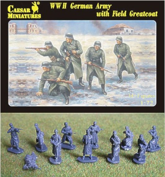 Caesar Miniatures Infanterie Allemande Manteau 1/72