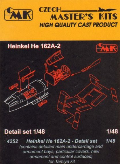 1/48 Heinkel He-162A-2 Salamander Detail set