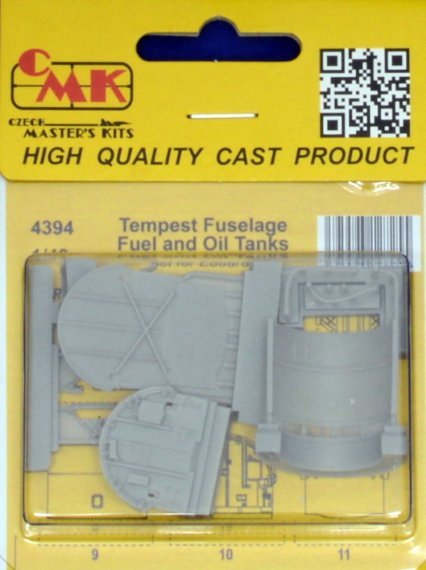 1/48 Tempest Fuselage Fuel and Oil Tanks