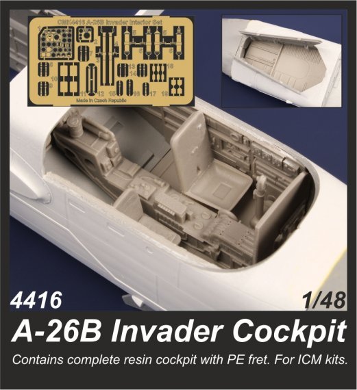 1/48 A-26B Invader Cockpit set