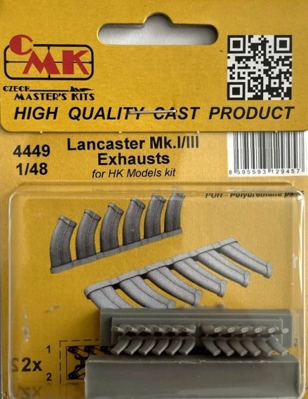 1/48 Lancaster Mk.I/III Exhausts