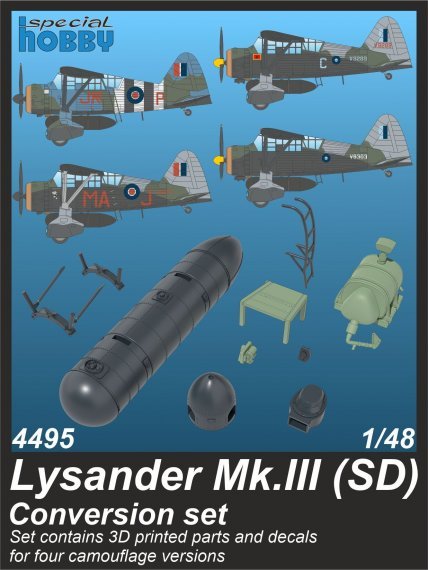 1/48 Lysander Mk.III SD Conversion Set with decals