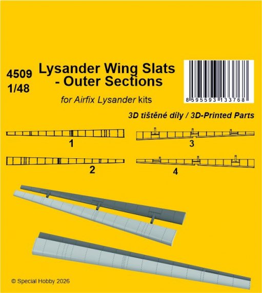 CMK 1/48 Lysander Wing Slats Outer Sections for Airfix