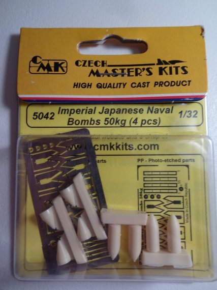 1/32 Imperial Japanese Naval Bombs 50kg (4 pcs.)