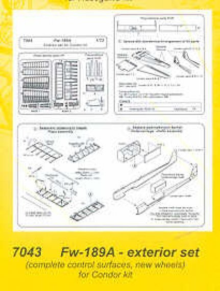 1/72 Fw-189A Exter.Set