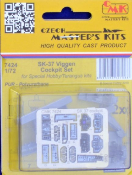 1/72 SK-37 Viggen Cockpit Set