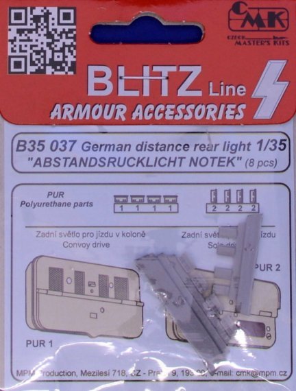 1/35 German distance rear light NOTEK