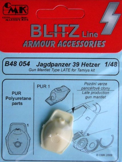 1/48 Jagdpanzer 38 Hetzer Gun Mantlet Late Prod.