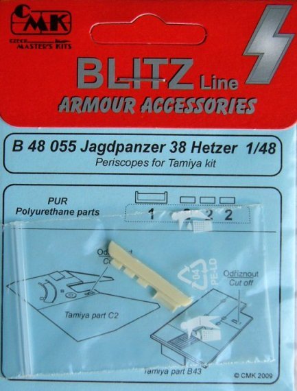 1/48 Jagdpanzer 38 Hetzer Periscopes