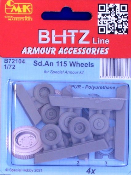 1/72 Sd.An 115 wheels set