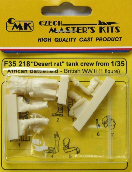 1/35 'Desert rat' Tank crew British WWII (1 fig.)