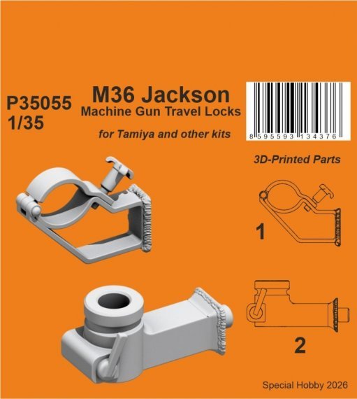 CMK 1/35 M36 Jackson Verrous Mitrailleuse Tamiya