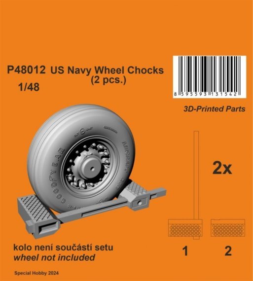 1/48 US Navy Wheel Chocks