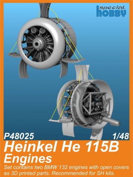 1/48 Heinkel He 115B Engines