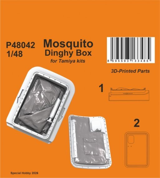 1/48 Mosquito Dinghy Box for Tamiya