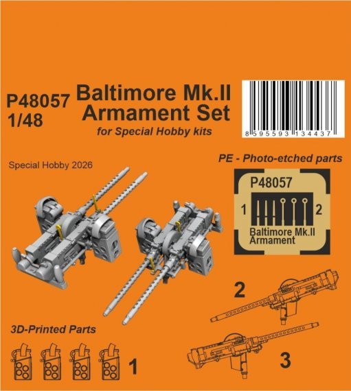 CMK 1/48 Ensemble Armement Baltimore Mk.II
