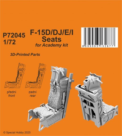 1/72 F-15 D/DJ/E/I seats for Academy