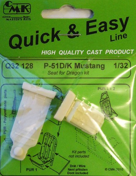 1/32 P-51D/K Mustang  Seat (DRAG)