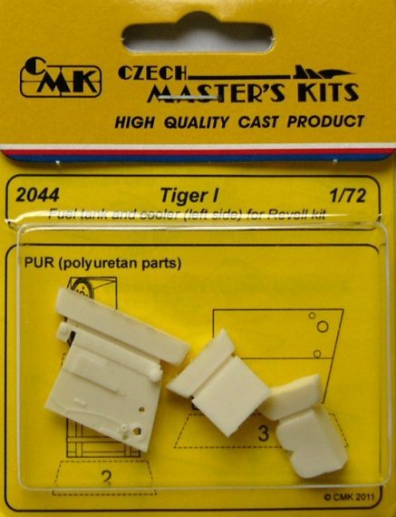 1/72 Tiget I  Fuel tank & cooler-left side (REV)