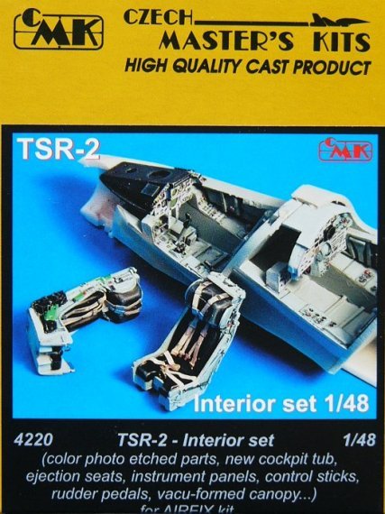 1/48 TSR-2 Interior set (AIRFIX)