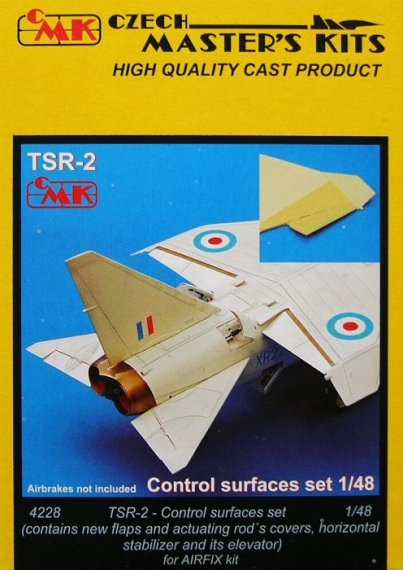 1/48 TSR-2 Control surfaces set (AIRFIX)