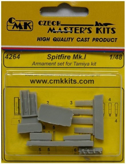 1/48 Spitfire Mk.I  armament set (TAM)
