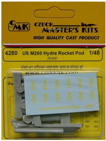 1/48 US M260 Hydra Rocket Pod (6 pcs.)