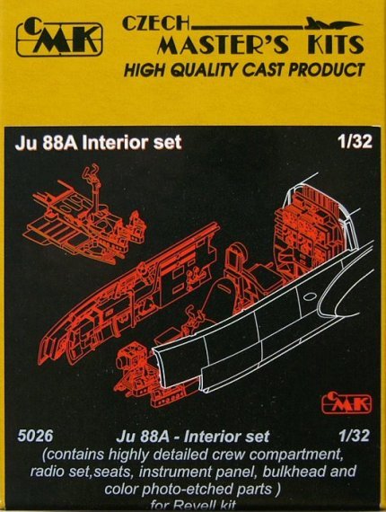 1/32 Ju 88A Interior Set (REV)