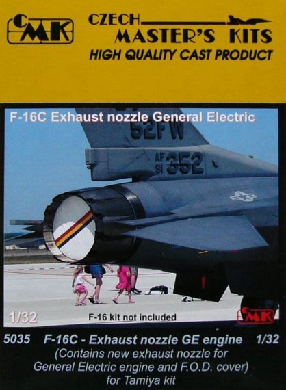 1/32 F-16C Exhaust nozzle GE engine (TAM)