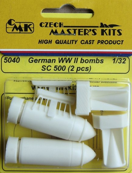 1/32 German WWII bombs SC 500 (2 pcs.)