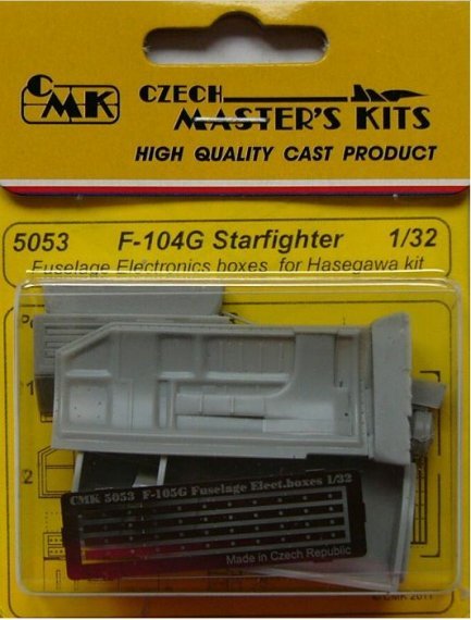 1/32 F-104G Starfighter  fuselage el.boxes (HAS)