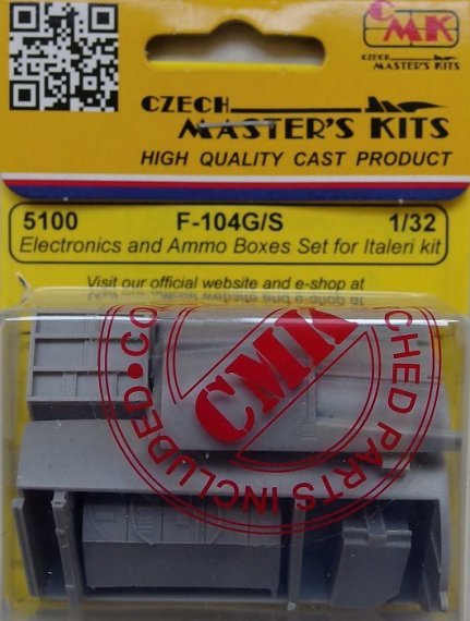 1/32 F-104G/S Electronics & Ammo Boxes set (ITAL)