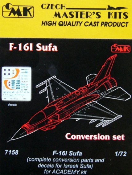 1/72 F-16DI Sufa (Israeli decal)  Conv.Set (ACAD)