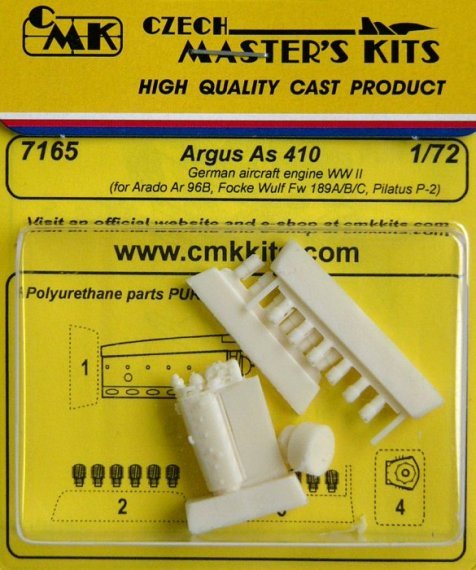 1/72 Argus As 410 German aircraft engine WWII