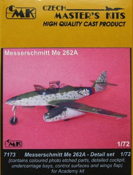 1/72 Messerschmitt Me 262A  Detail Set (ACAD)