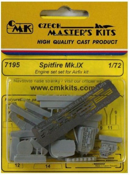 1/72 Spitfire Mk.IX  Engine set (AIRFIX)