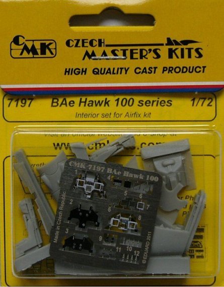 1/72 BAe Hawk 100 series  Interior set (AIRFIX)
