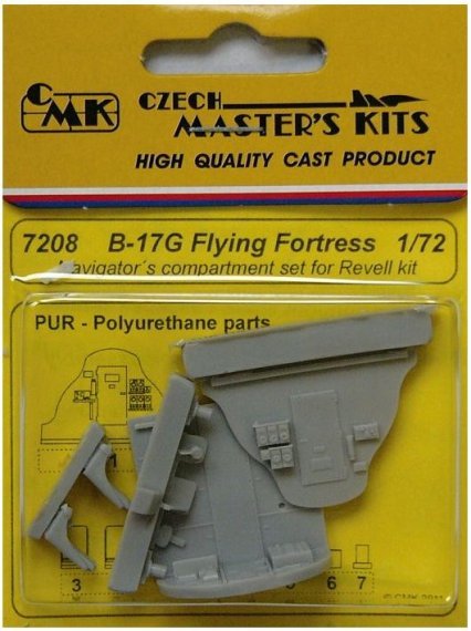 1/72 B-17G  Navigator's compartment set (REV)