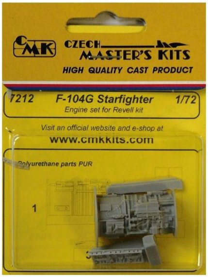 1/72 F-104G Starfighter Engine set (REV)