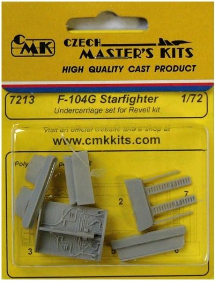 1/72 F-104G Starfighter Undercarriage set (REV)