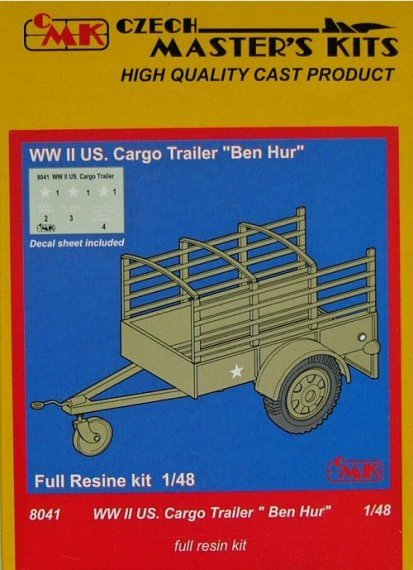 1/48 U.S. Cargo Trailer 'Ben Hur' WWII (resin kit)