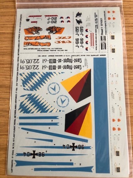 Check Six 1/72 D�cals F-104G Starfighter & F-16A RNLAF