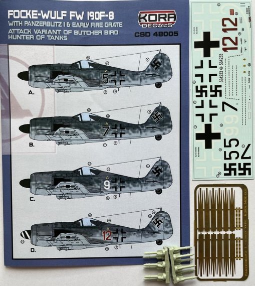 1/48 Focke-Wulf Fw-190F-8 with Panzerblitz I & early fire grate