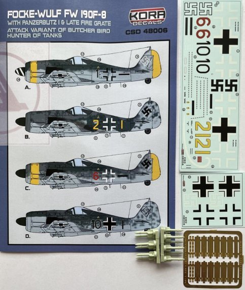 1/48 Focke-Wulf Fw-190F-8 with Panzerblitz I & late fire grate
