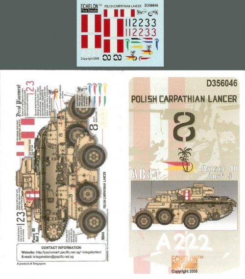 Echelon FD Lancier Carpathe Polonais 1/35