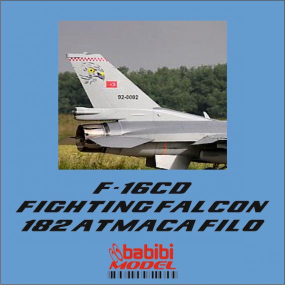 1/48 F-16C/F-16D Fighting Falcon 182 Atmaca Sq 2007-2009 Sch