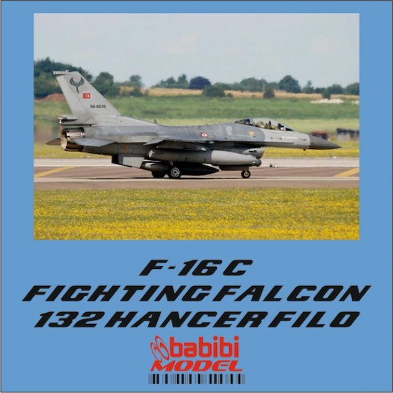 1/48 F-16C Fighting Falcon 132 Hancer Sq
