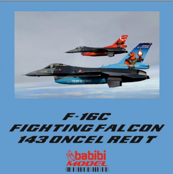 1/72 F-16C Fighting Falcon Oncel sq We Train The Falcons Red Tai