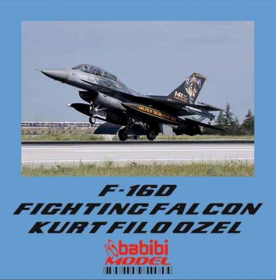 1/72 F-16D Fighting Falcon Kurt sq 50yh Year Special Tail Decal